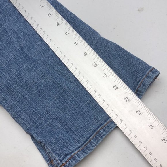VINTAGE JACOB CONNEXION STRETCH DENIM CAPRIS 4/27x25 😎 - Picture 9 of 12